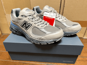 国内正規品 thisisneverthat別注 New Balance ML2002RN US8 26cm 限定コラボ ディスイズネバーザット スニーカー グレー×ブラック×ブルー