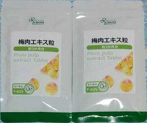 【37%OFF】リプサ 梅肉エキス粒 約6ヶ月分 ※送料無料（追跡可） クエン酸 アミノ酸 ムメフラール サプリメント