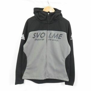 svolme ジップパーカー 黒 キッズ size160/スボルメ 0405