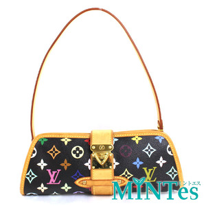 Louis Vuitton ルイヴィトン M40050 シャーリー ショルダーバッグ モノグラム マルチカラー ノワール レディース ブラック 女性 コンパクト