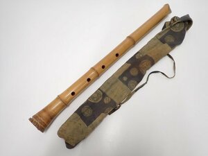 如水 一尺九寸（約58cm） 尺八 1本物 約370g ∬ 6EEF9-1