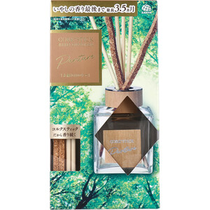 【まとめ買う】Sukki-ri! CORK+STICK REED DIFFUSER Puriture 木漏れ日の中で 100mL×40個セット