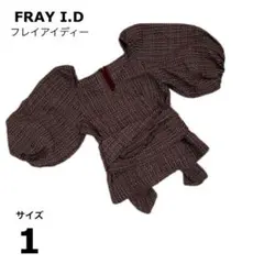 ♦フレイ アイディー♦FRAY I.D　サイズ1　カシュクールツイードブラウス