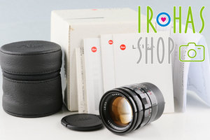 Leica Leitz Summilux-M 50mm F/1.4 Black Paint Lens CLA By Kanto Camera #54622L1