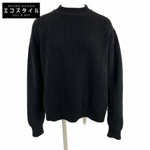 美品/国内正規/23年製 HERMES エルメス 3H2601D1 カシミア100％ ミドルネック ニットセーター/ トップス 34 ブラック レディース