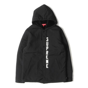 Supreme シュプリーム ジャケット サイズ:S THRASHER フード付き 裏ボア コーチジャケット Hooded Coaches Jacket ブラック