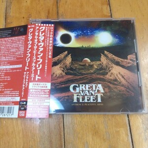 GRETA VAN FLEET グレタ・ヴァン・フリート/ANTHEM OF THE PEACEFUL ARMY・国内盤 帯付