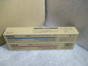 [A10-7]未使用品★NEC Color Multiwriter 9300C 9350C対応トナーカードリッジ　PR-L9300C-17（マゼンタ）PR-L9300C-18（シアン）セット★