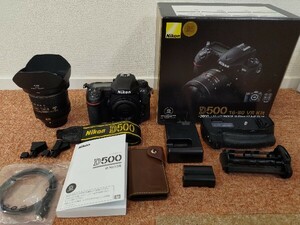 【中古美品】Nikon ニコン D500 16-80 VR Kit☆ショット数28,015☆おまけ付き