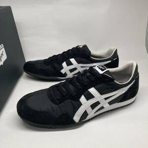 未使用!定番! Onitsuka Tiger SERRANO 黒 白 28.5cm 1183B400 001 / オニツカタイガー アシックス セラーノ asics