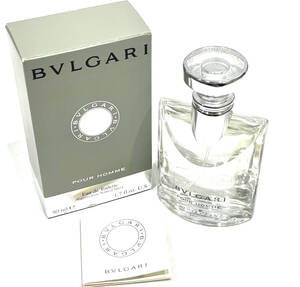 (GA276)【1円スタート！】BVLGARI ブルガリ 香水 プールオム オードトワレ 50ml 残量9割 