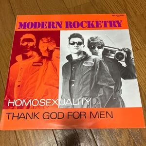  12” MODERN ROCKETRY // HOMOSEXUALITY ユーロビート レコード