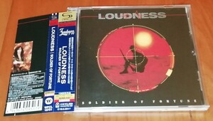 国内盤 帯付き SHM-CD LOUDNESS SOLDIER OF FORTUNE ラウドネス WPCL-10751