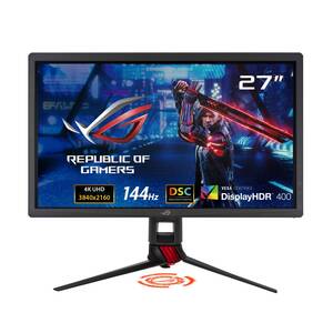 【中古】ASUS ROG Strix 27インチ 4K HDR DSC ゲーミングモニター (XG27UQ) - UHD (3840 x 2160)