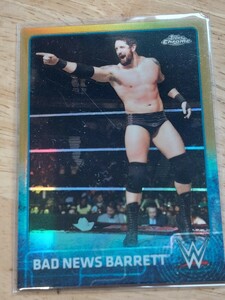 topps wweプロレスカード　バッドニュースバレット