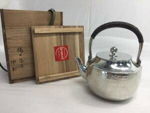  ■刻印 純錫 急須　湯沸 水注 茶道具 煎茶道具 細密細工 古美術品■ 