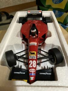 ミニチャンプス PMA 1/18 FERRARI フェラーリ 412 T2 G.ベルガー 1995 #28 