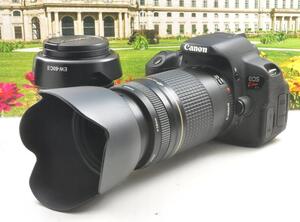 ★美品 動画もOKWi-FI対応Canon EOS X7i 望遠レンズセット