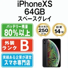 【中古】 iPhoneXS 64GB スペースグレイ SIMフリー 本体 スマホ iPhone XS アイフォン アップル apple 【送料無料】 ipxsmtm859