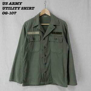 US ARMY UTILITY SHIRT OG-107 1960s SHIRT23079 Vintage アメリカ軍 ユーティリティーシャツ 1960年代 ヴィンテージ 米軍実物