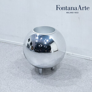 【展示品】FontanaArte フォンタナアルテ GLOBO DI LUCE グローボ ディ ルーチェ テーブル ランプ クローム 定価27万【配送要確認】