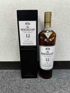 【DK 06115-1】THE MACALLAN SHERRY OAK CASK マッカラン 12年 シェリーオーク カスク 700ml 40％ スコッチ ウイスキー 箱付属 現状品