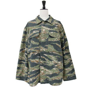 Spick&Span スピックアンドスパン シャツ カーキ サイズ:36(S) 24春夏 カモフラージュ柄 アーミー シャツ LOT No.SMPL-005 ARMY SHIRTS