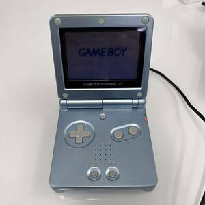 ☆【任天堂/ニンテンドー/Nintendo】ゲームボーイアドバンスSP AGS-001 GAME BOY ADVANCE SP 通電確認済 ブルー 本体のみ