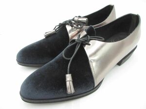 美品 WASHINGTON 銀座ワシントン ドレス シューズ size40(25.0cm相当)/濃紺 ■■◎