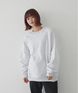 「flaner」 スウェットカットソー MEDIUM グレー レディース