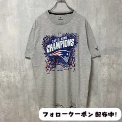 古着 used　Fanatics　ファナティクス　NFL　半袖プリントTシャツ　グレー　レトロ　アメフト　スポーツ　スーパーボウル