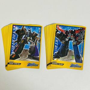 【中古品】TAKARA タカラ トランスフォーマー ギャラクシーフォース カード 40枚セット ギャラクシーコンボイ マスターガルバトロン etc.