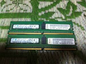 Samsung 8GB 2R×8 PC4 M393A1G43DB0-CPB0Q 2枚 計16GB