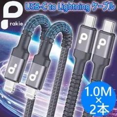 USB-C to Lightningケーブル 1M 2本セット MFi認証