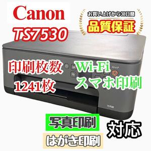 P03401 Canon TS7530 プリンター 印字良好！Wi-Fi対応！