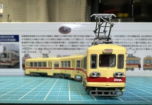 トミーテック　鉄道コレクション 加工品 筑豊電気鉄道2000形　2002号タイプ（黄電塗装）