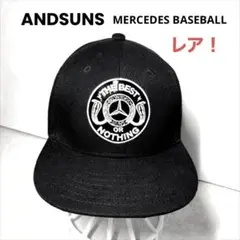 レア！【ANDSUNS】メルセデス・ベンツ［ベースボールキャップ］スナップバック