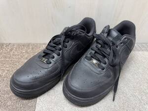 【3251 0119】NIKE ナイキ エアフォース1 ローカット 黒 27.5cm