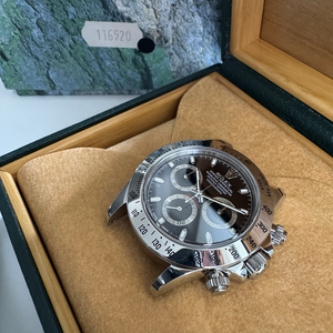 ROLEX ロレックス コスモグラフデイトナ ROLEX COSMOGRAPH DAYTONA 116520 黒文字盤 純正及び一部社外補修品 箱ラバーブレスなど付属品多数