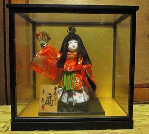 ★東京　久月★人形の久月★市松人形★扇★日本人形 JAPAN DOLL