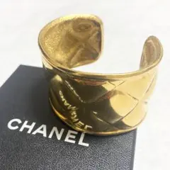 CHANEL vintage マトラッセ　バングル　ブレスレット　ココマーク