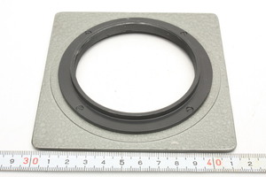 ※ レンズボード lens board 武蔵野光機 リトレックビュー Rittreck view ねじ込み装着穴75mm 113mm×113mm 4289