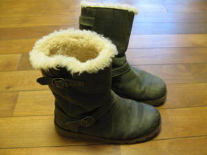 【used】UGG（アグ）ボア付きエンジニアブーツ：24.0cm