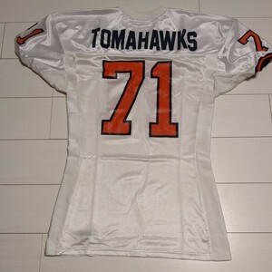 【非売品】法政大学アメフト部TOMAHAWKS 選手支給ユニフォーム#71 L