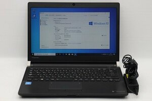 △東芝 dynabook R73/G Celeron 3855U 1.6GHz 4GB 500GB(HDD) Webカメラ 13.3インチ 1366x768 Windows10 Pro 64bit