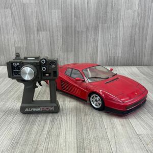 US240606 C-72 Kyosho 京商 フェラーリ Ferrari ラジコン テスタロッサ testarossa 車体 JR PROPO リモコン ジャンク