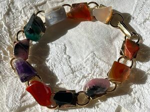 ヴィンテージ ** 美しいマルチビジューのブレスレット vintage bracelet