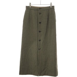 6(ROKU) BEAUTY&YOUTH UNITED ARROWS ロク ビューティーアンドユース HOUND TOOTH SKIRT ハウンドトゥーススカートグリーン系 ITJAZDZ9EKTN