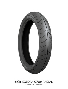 BRIDGESTONE 130/70R18 M/C 63H G709F フロント TL(チューブレスタイヤ)