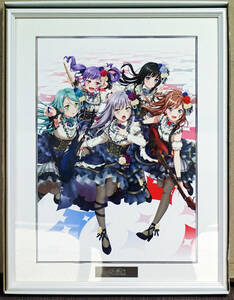 バンドリ！Roselia (ロゼリア)　描き下ろしA3サイズ超高精細複製原画・新品未開封品